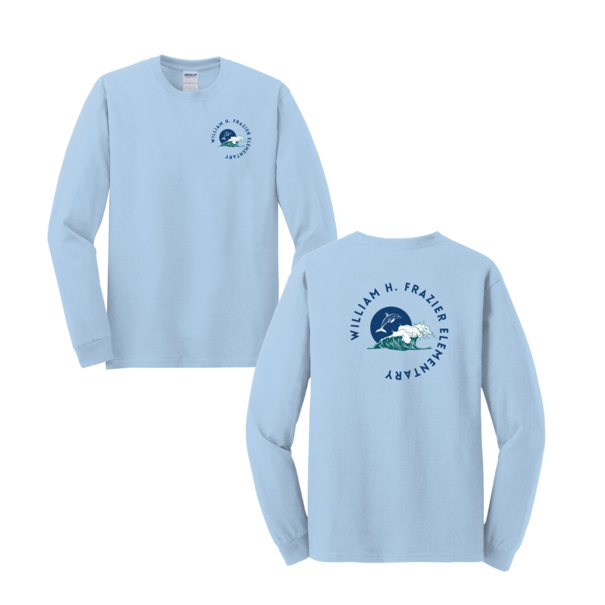 Frazier ADULT Left Chest/Back Design -Long Sleeve Shirt