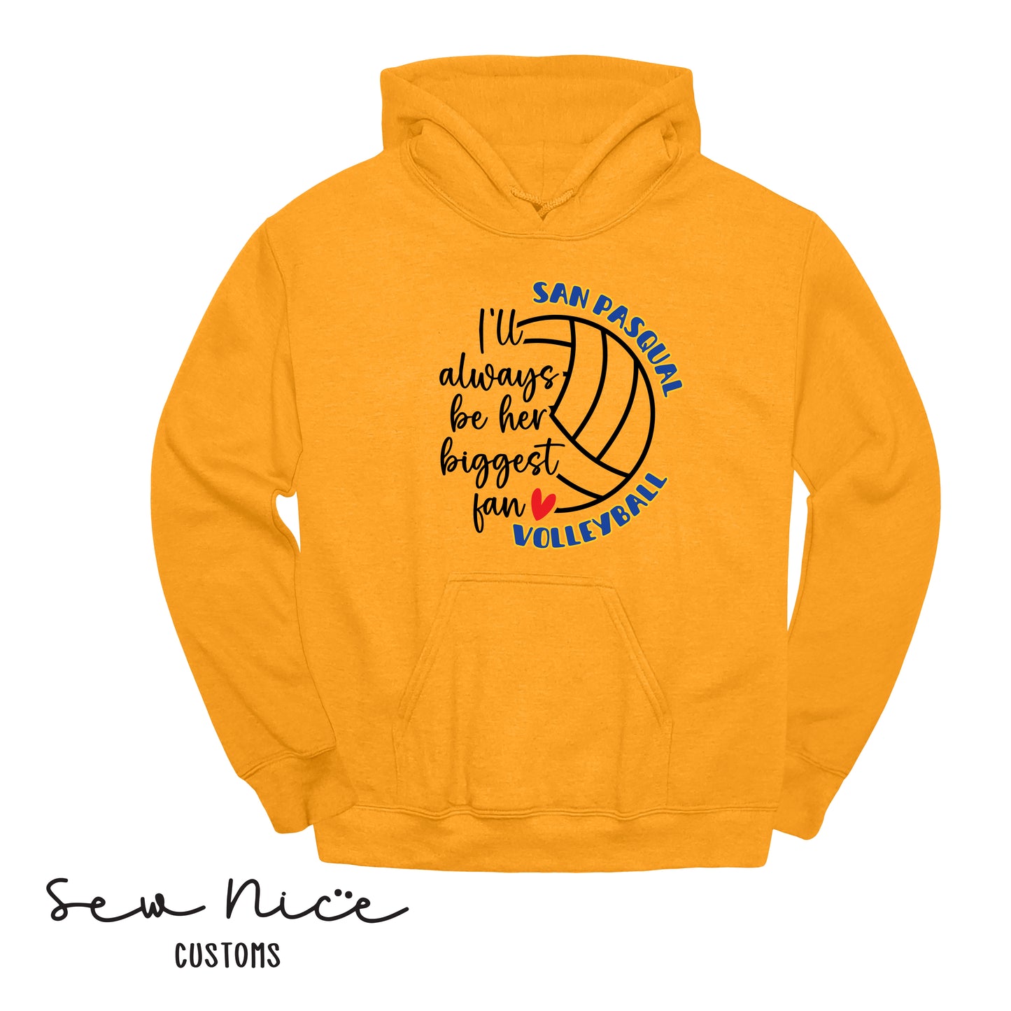 SP Volleyball Biggest Fan Adult/Youth Unisex Hoodie