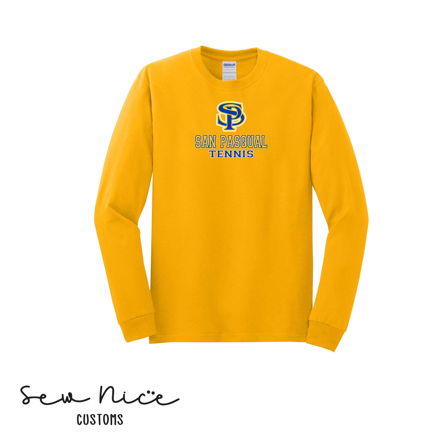 SP San Pasqual Tennis-Unisex Adult/Youth Long Sleeve Shirt