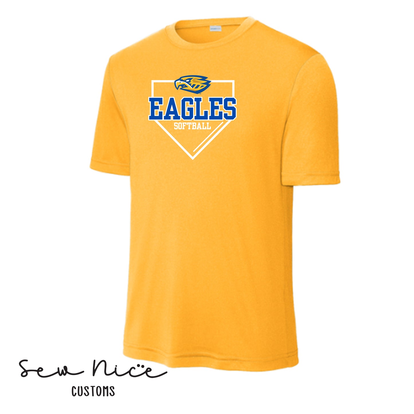 Eagle Softball Plate- UNISEX Dri Fit Shirt