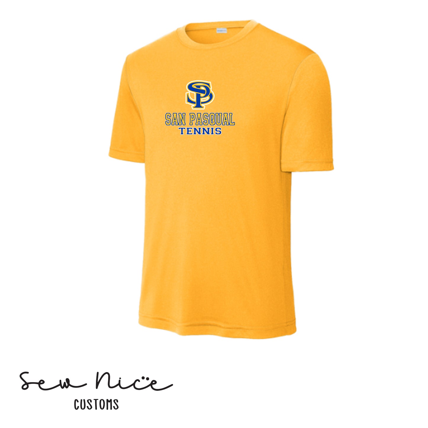 SP San Pasqual Tennis- Unisex Adult/Youth Dri Fit Shirt