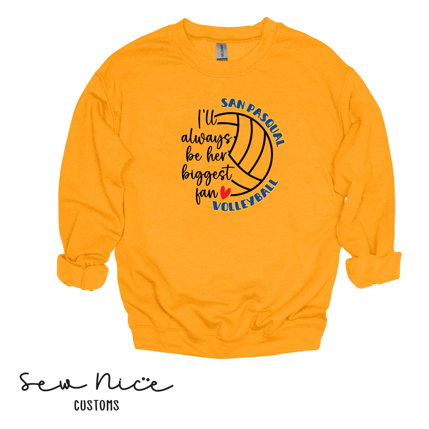 SP Volleyball Biggest Fan Adult/Youth Unisex Crewneck Sweatshirt