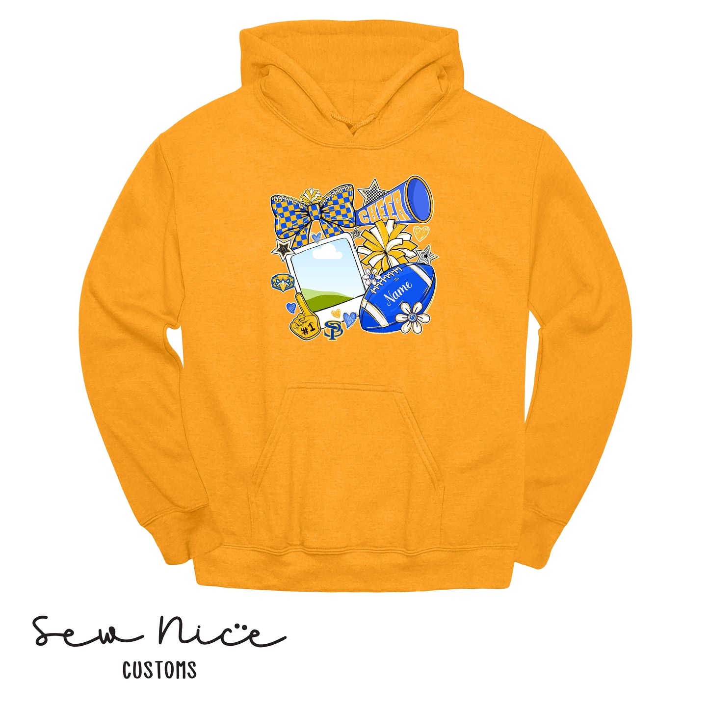 Custom SP Cheer Pic- Unisex Adult/Youth Hoodie