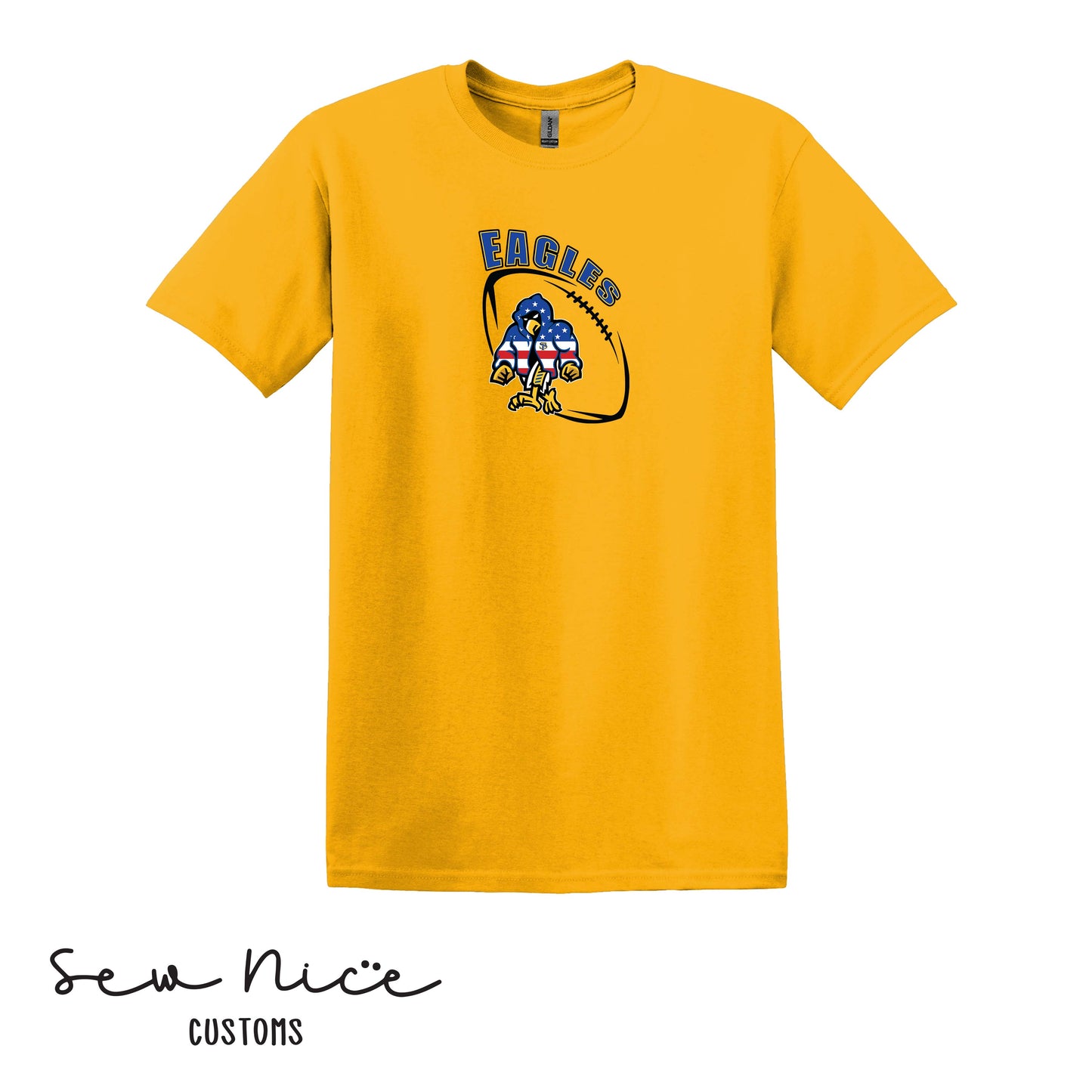 SP Eagles American Flag Robe-Unisex Adult/Youth T-Shirt