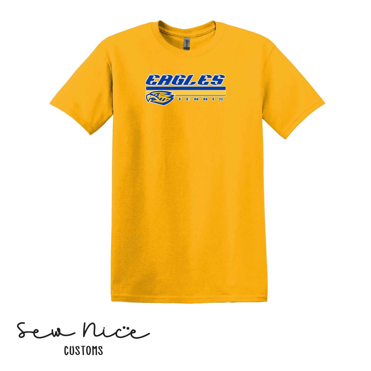 SP Eagles Lines- Tennis- Unisex Adult/Youth T-Shirt