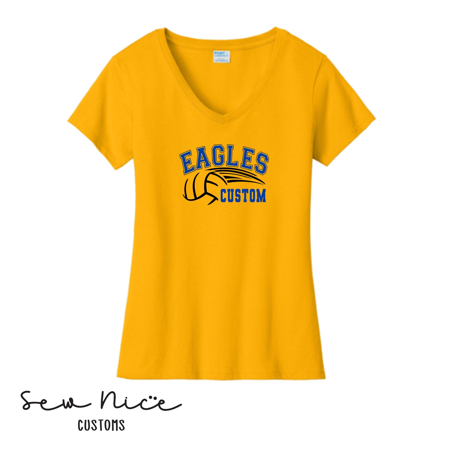 SP Eagles CUSTOM- Ladies V-Neck Shirt
