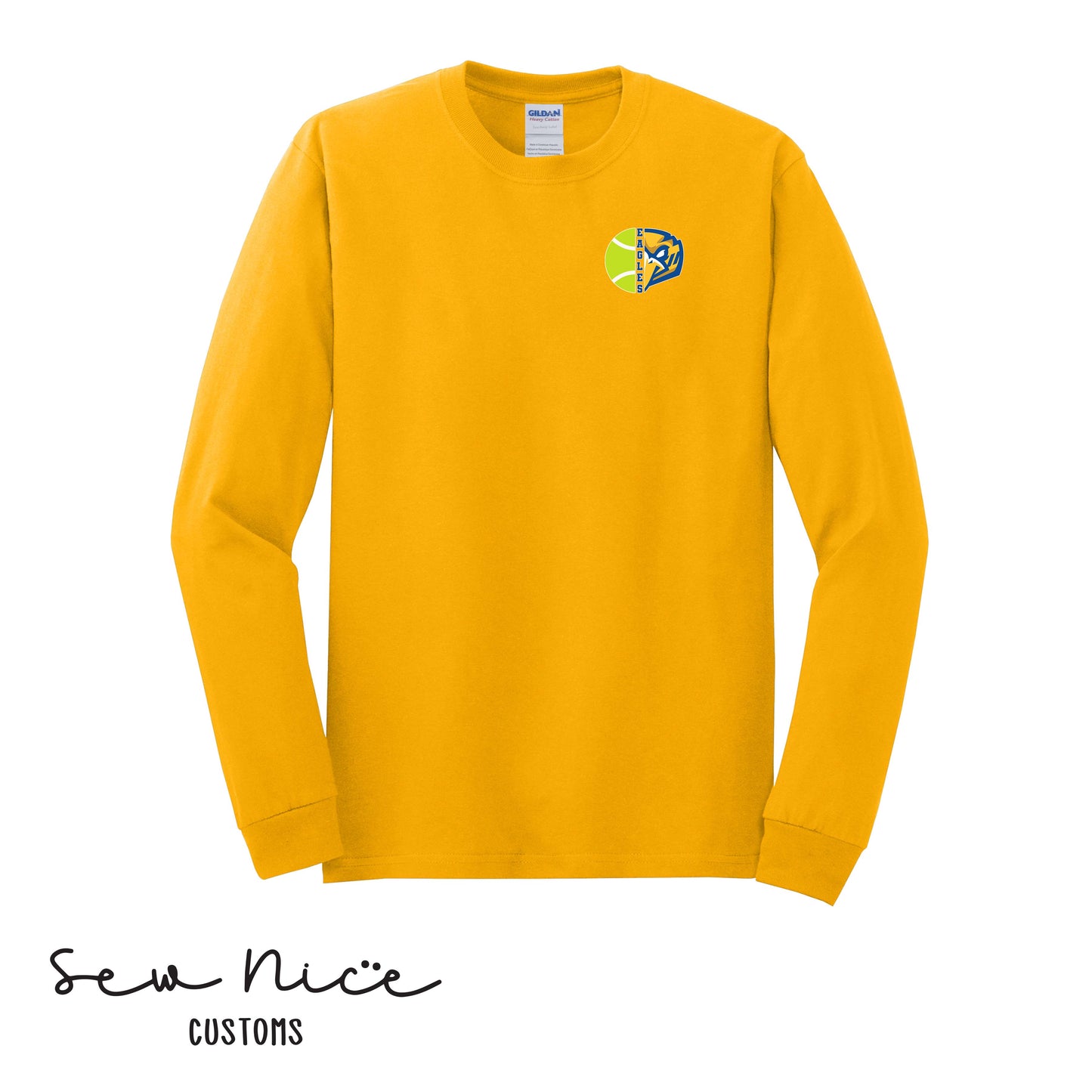SP Eagle- Tennis Ball- Unisex Adult/Youth Long Sleeve Shirt