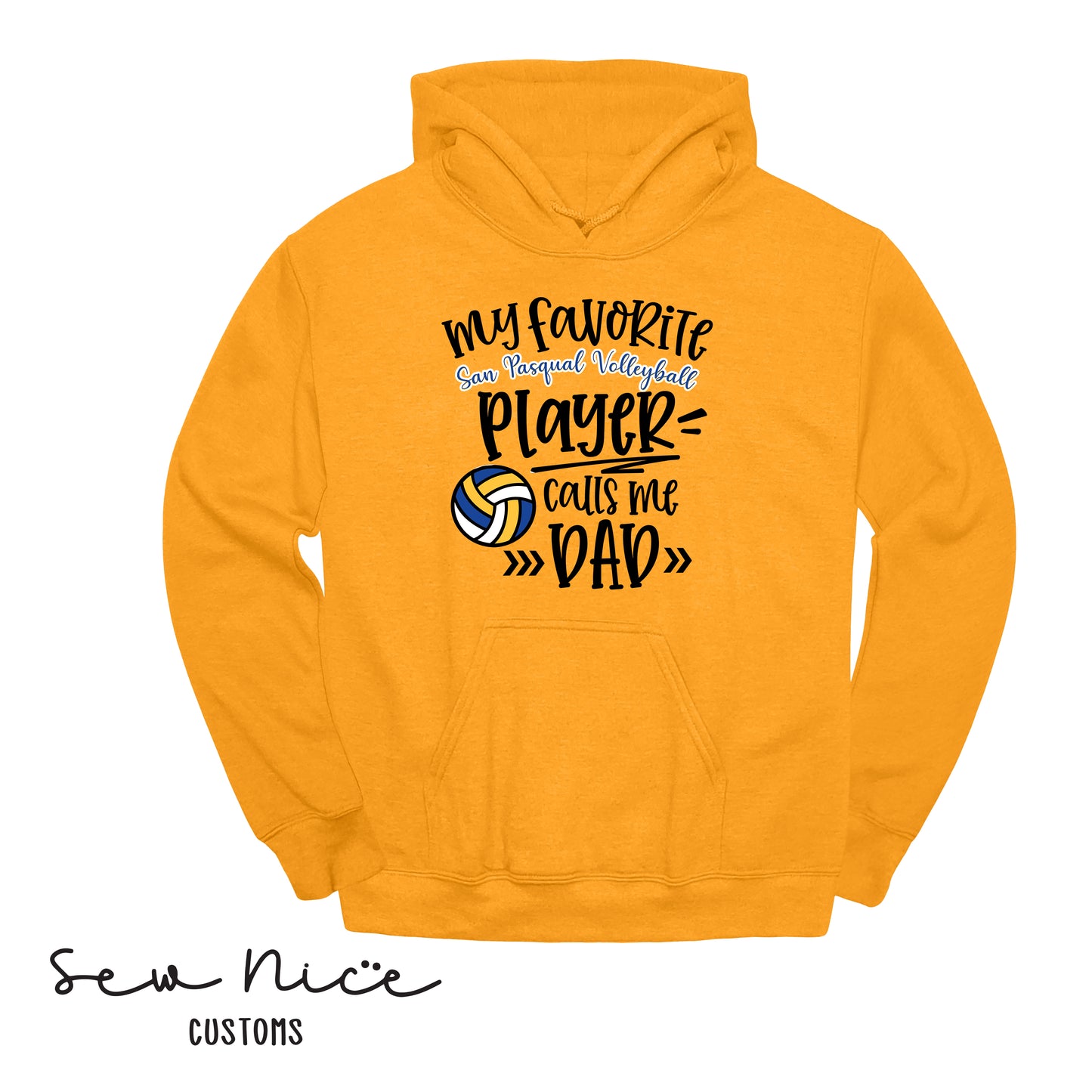SP Volleyball-My Fav SP Player Calls Me.. *Custom Options*  Adult/Youth Unisex Hoodie