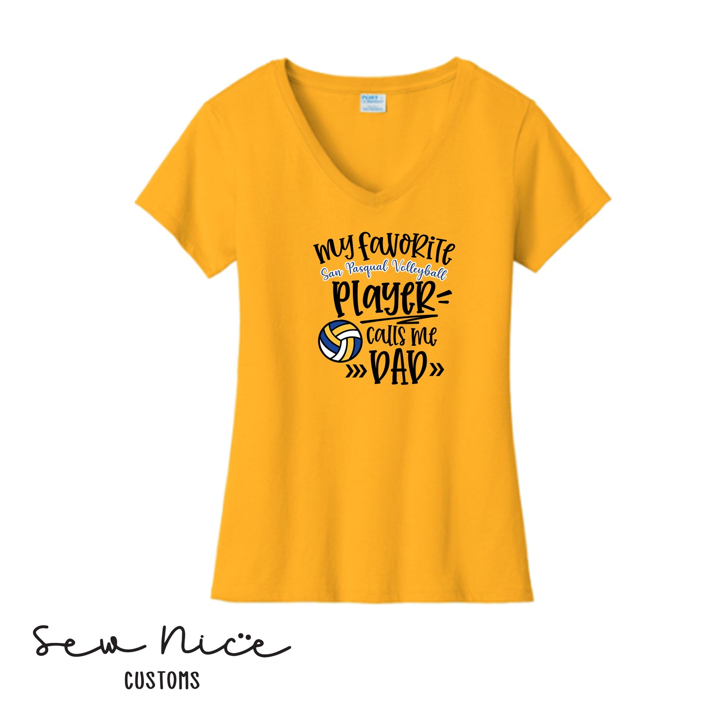 SP Volleyball-My Fav SP Player Calls Me.. *Custom Options*  Ladies V-Neck