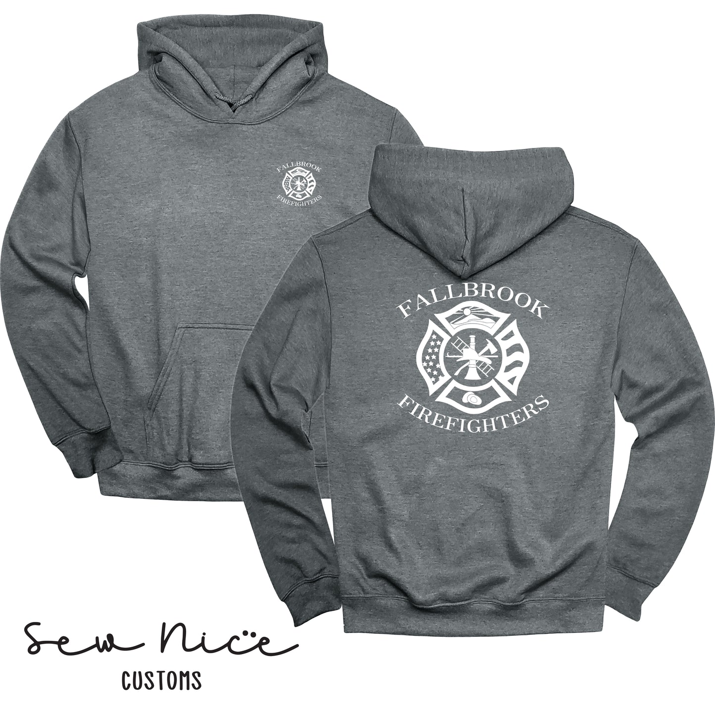 YOUTH Fallbrook Maltese Cross- Hoodie