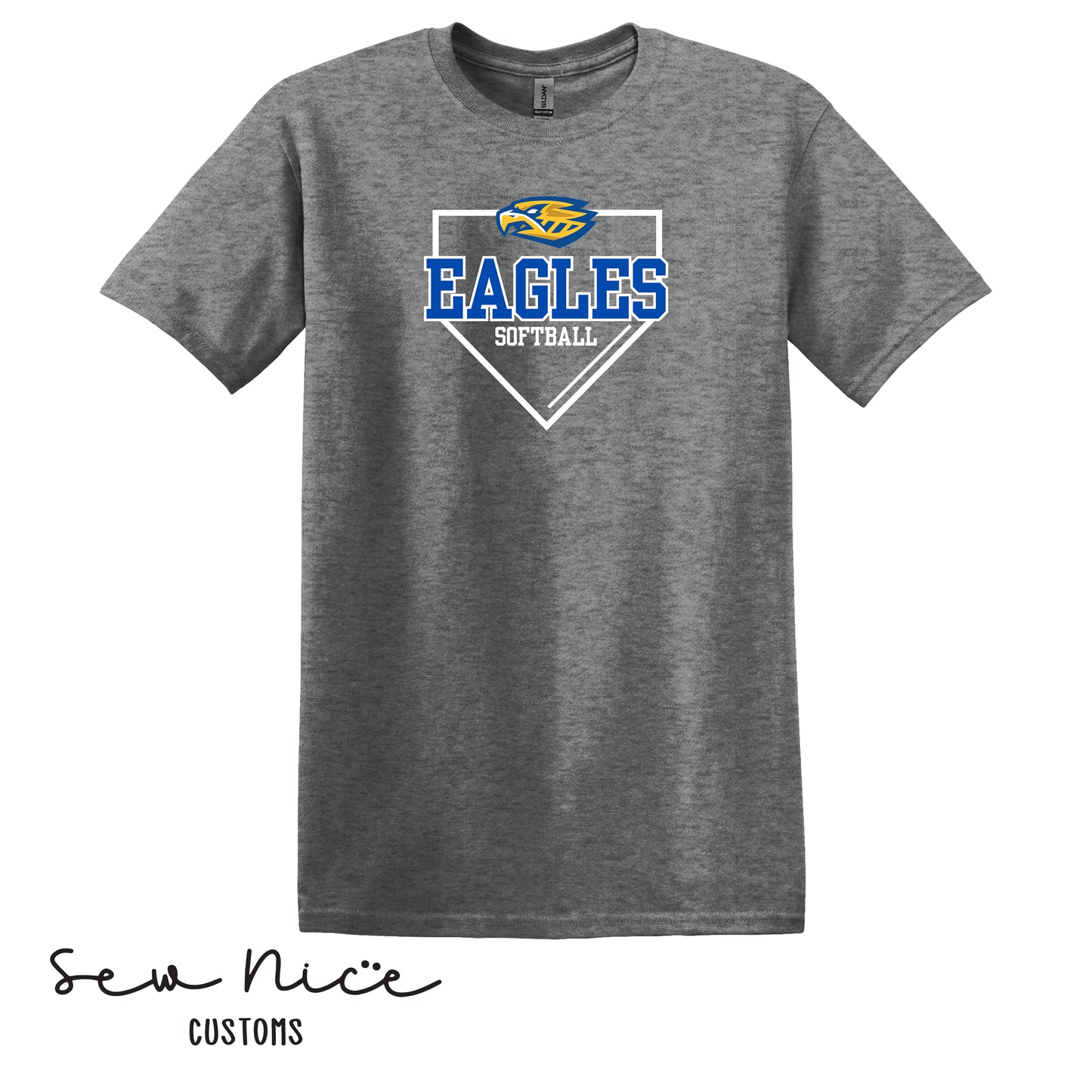YOUTH Eagle Softball Plate Shirt