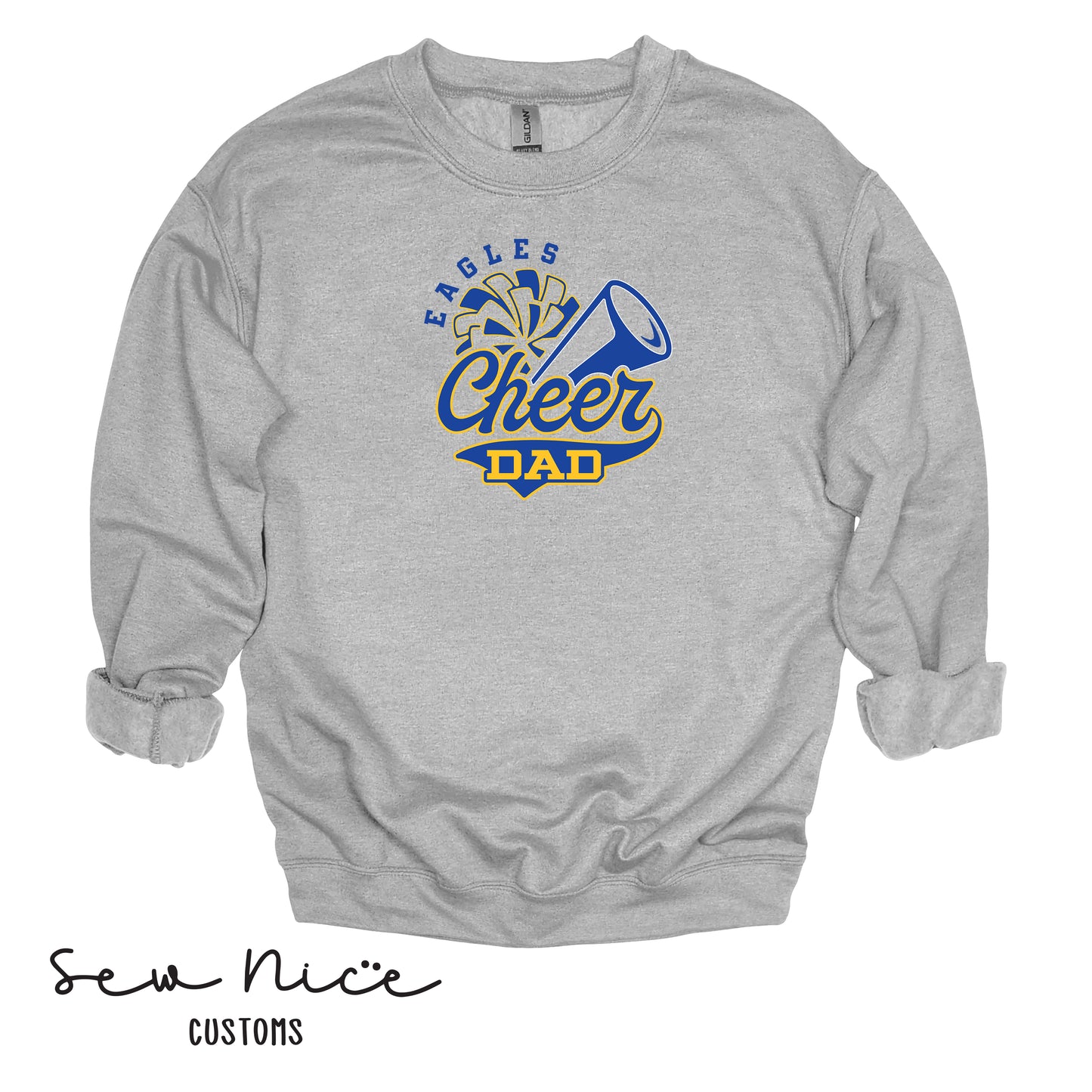 Eagles Cheer Dad- Unisex Adult Long Sleeve Shirt