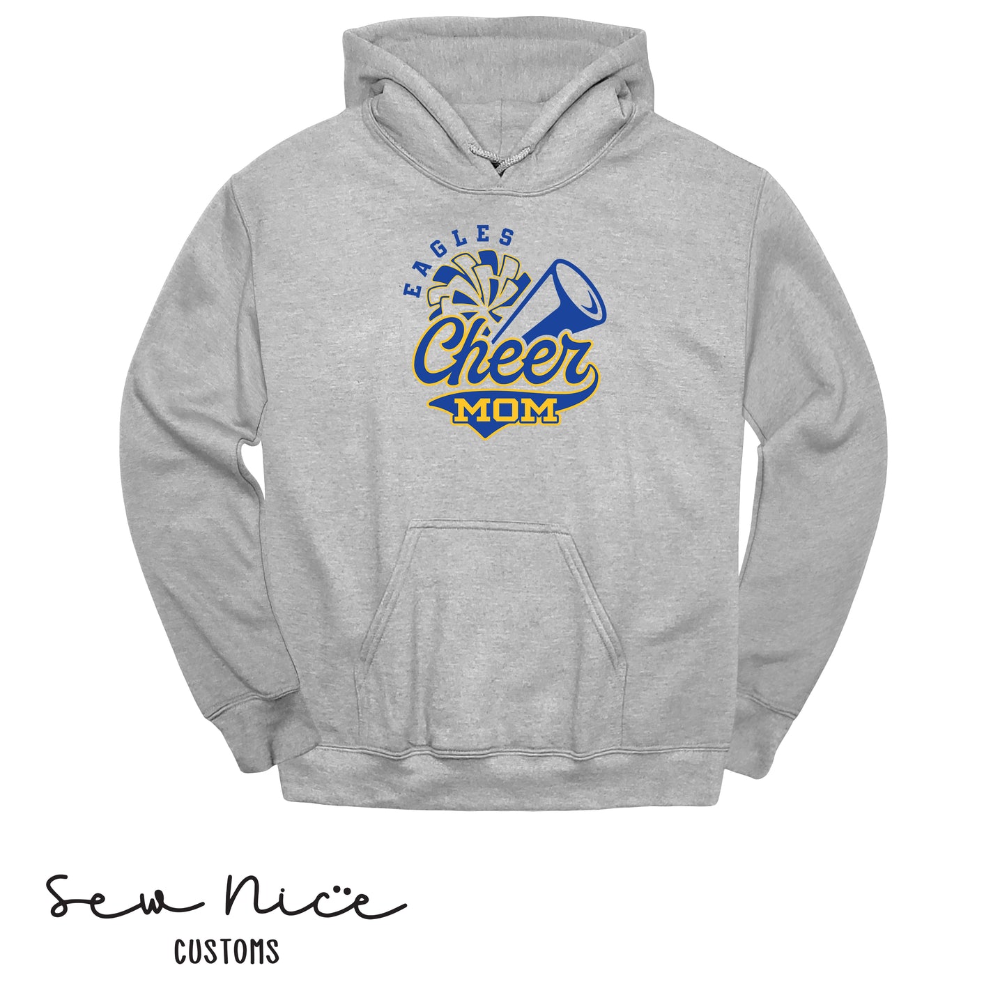 Eagles Cheer Mom- Unisex Adult Hoodie