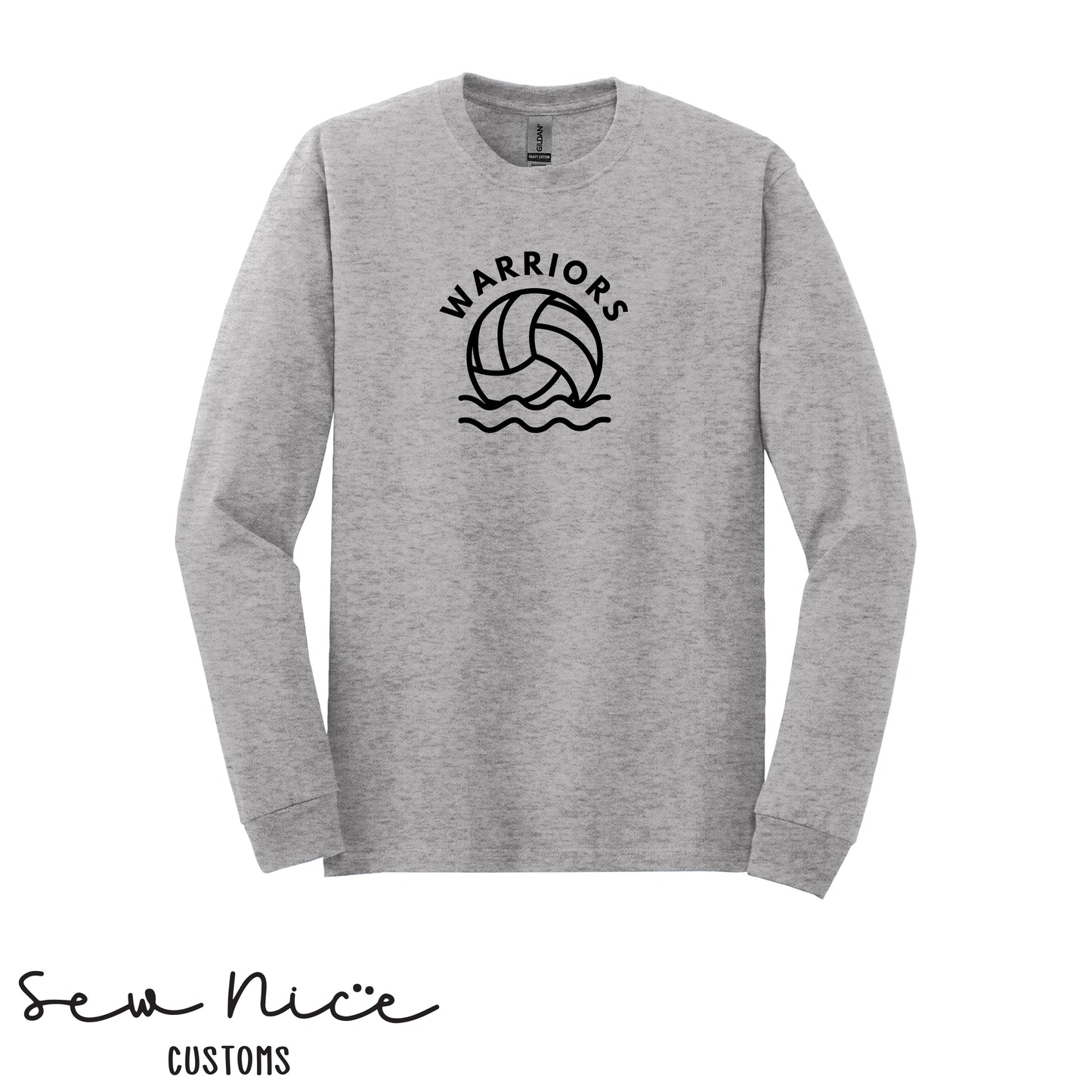 WARRIORS FHS Water Polo- Unisex Adult/Youth Long Sleeve Shirt