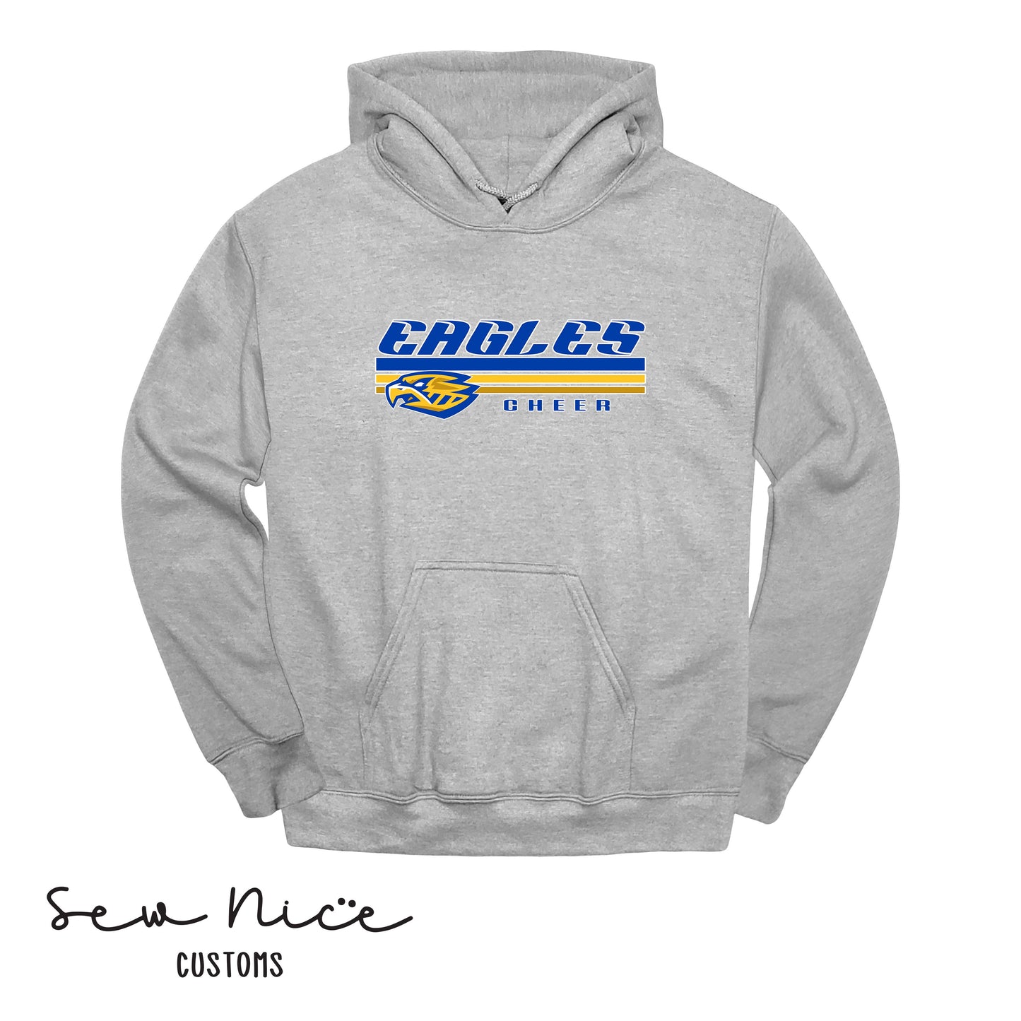 SP Eagles Lines Cheer- Unisex Adult/Youth Hoodie