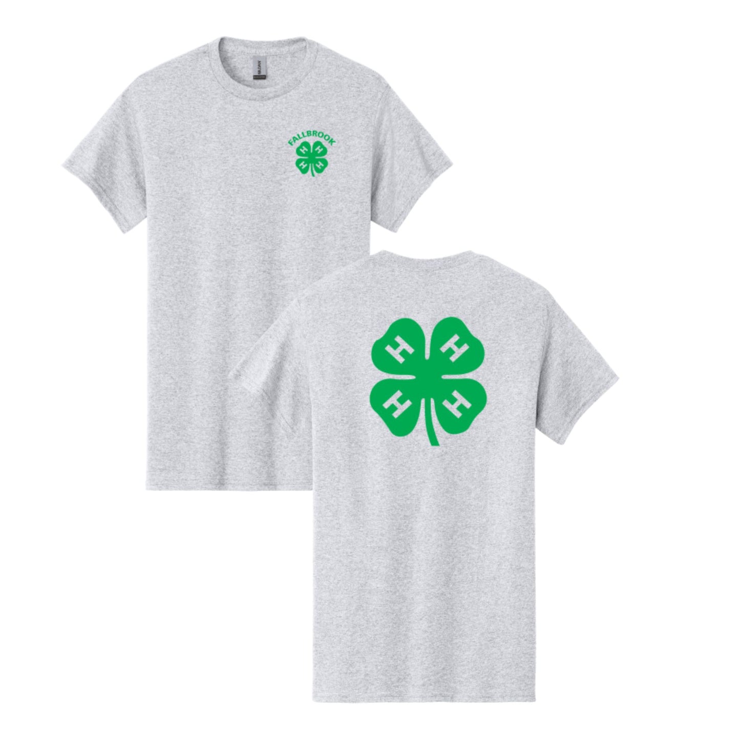 Clover 4H - YOUTH Unisex Shirt - Left Chest/Back Design