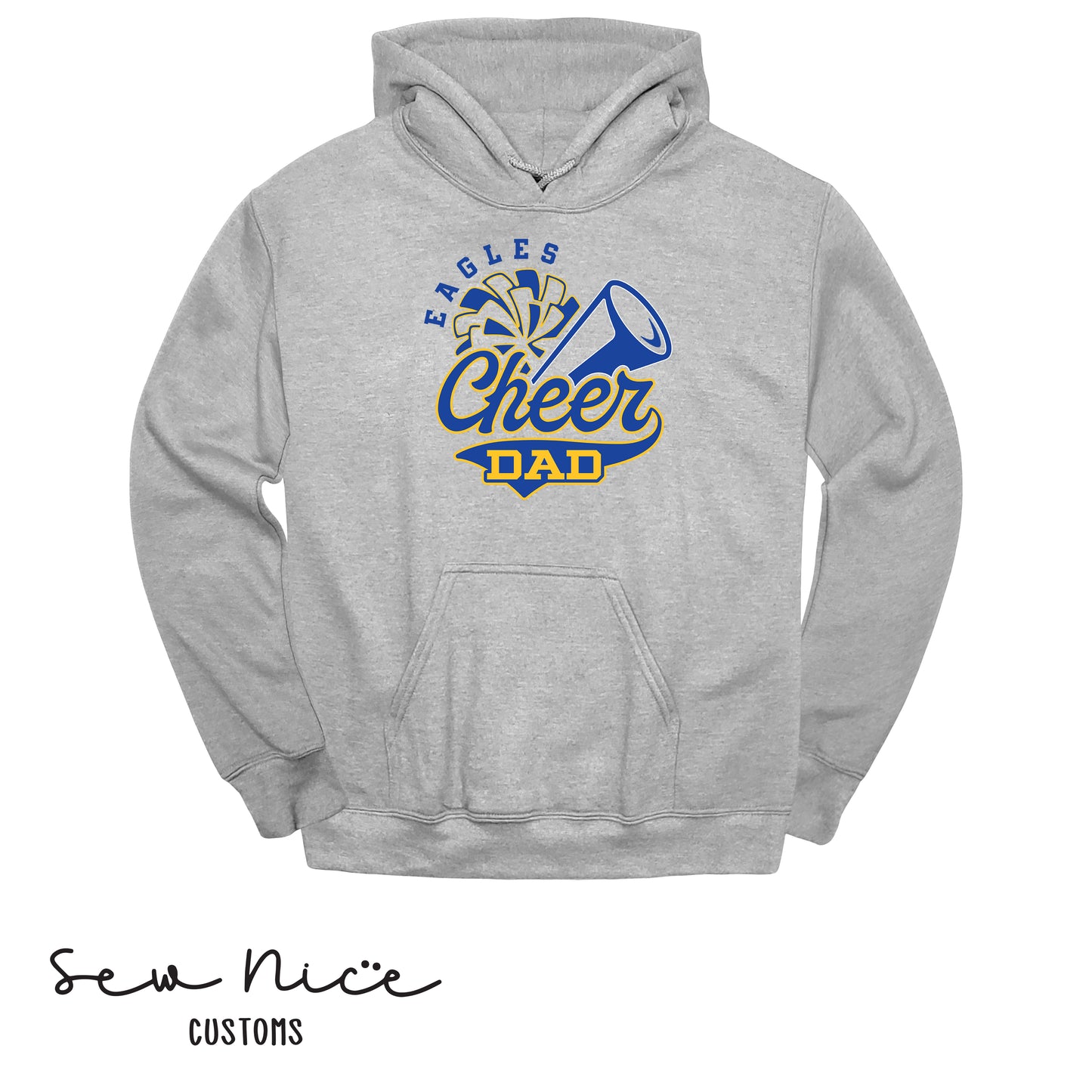 Eagles Cheer Dad- Unisex Adult Hoodie