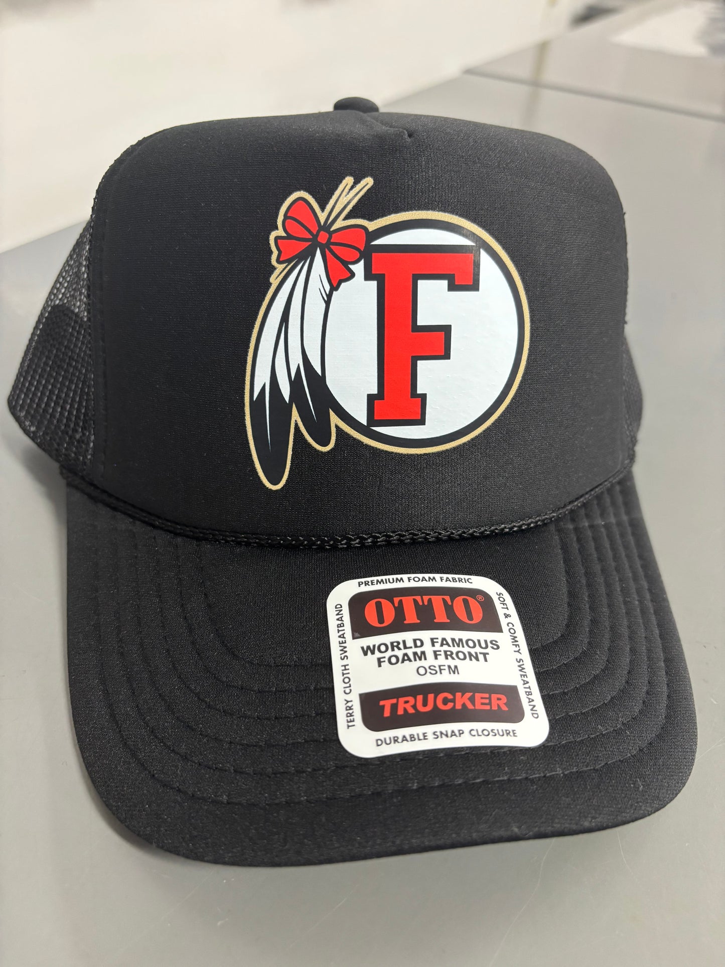 Lady Warriors Fallbrook Logo with Bow