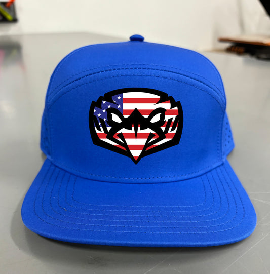 SP Volleyball Embrodiered *Hats & Flats* Water/Sweat Repellent Hat- American Flag Eagle