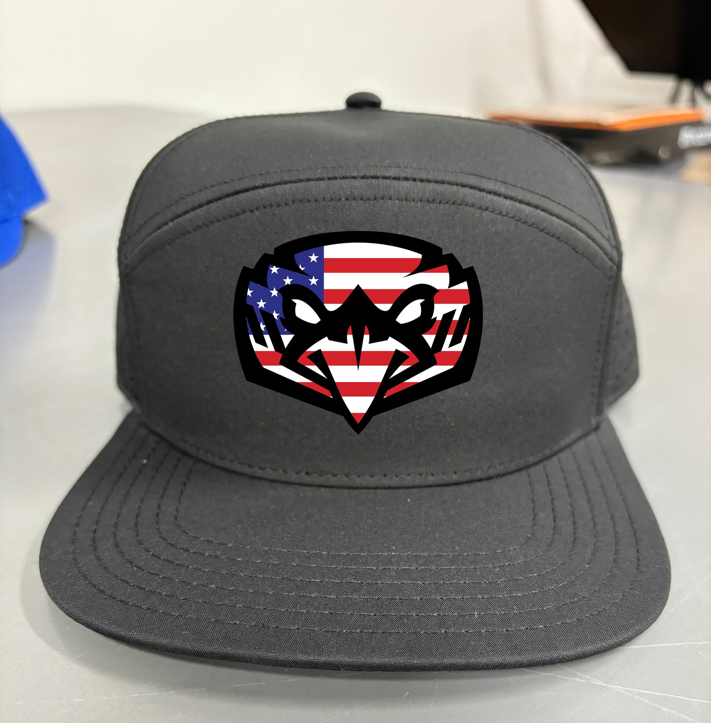 SP Volleyball Embrodiered *Hats & Flats* Water/Sweat Repellent Hat- American Flag Eagle
