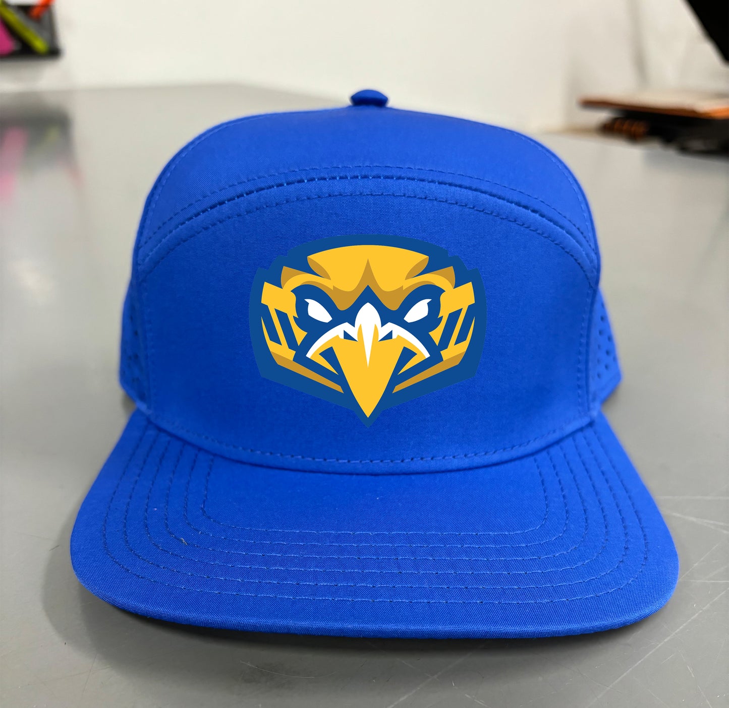 *Hats & Flats* Water/Sweat Repellent Hat- Embroidered Eagle -Tennis
