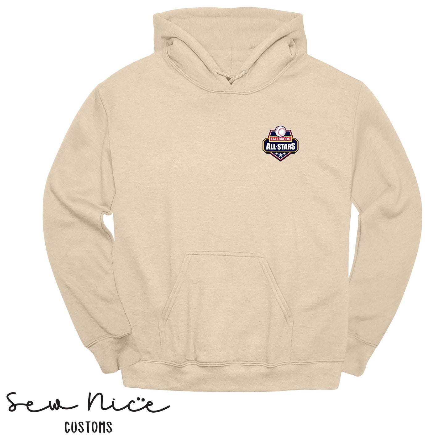 Fallbrook All Star Logo - Unisex Cotton Hoodie