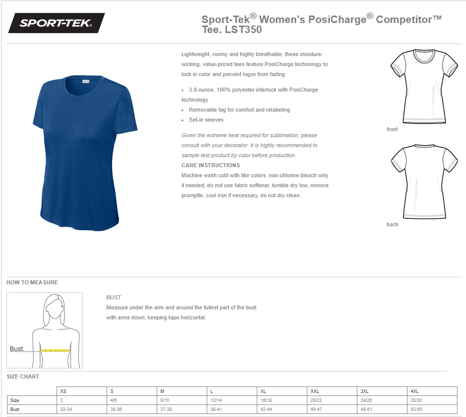 FYB Flag Trio- Ladies Dri Fit Shirt