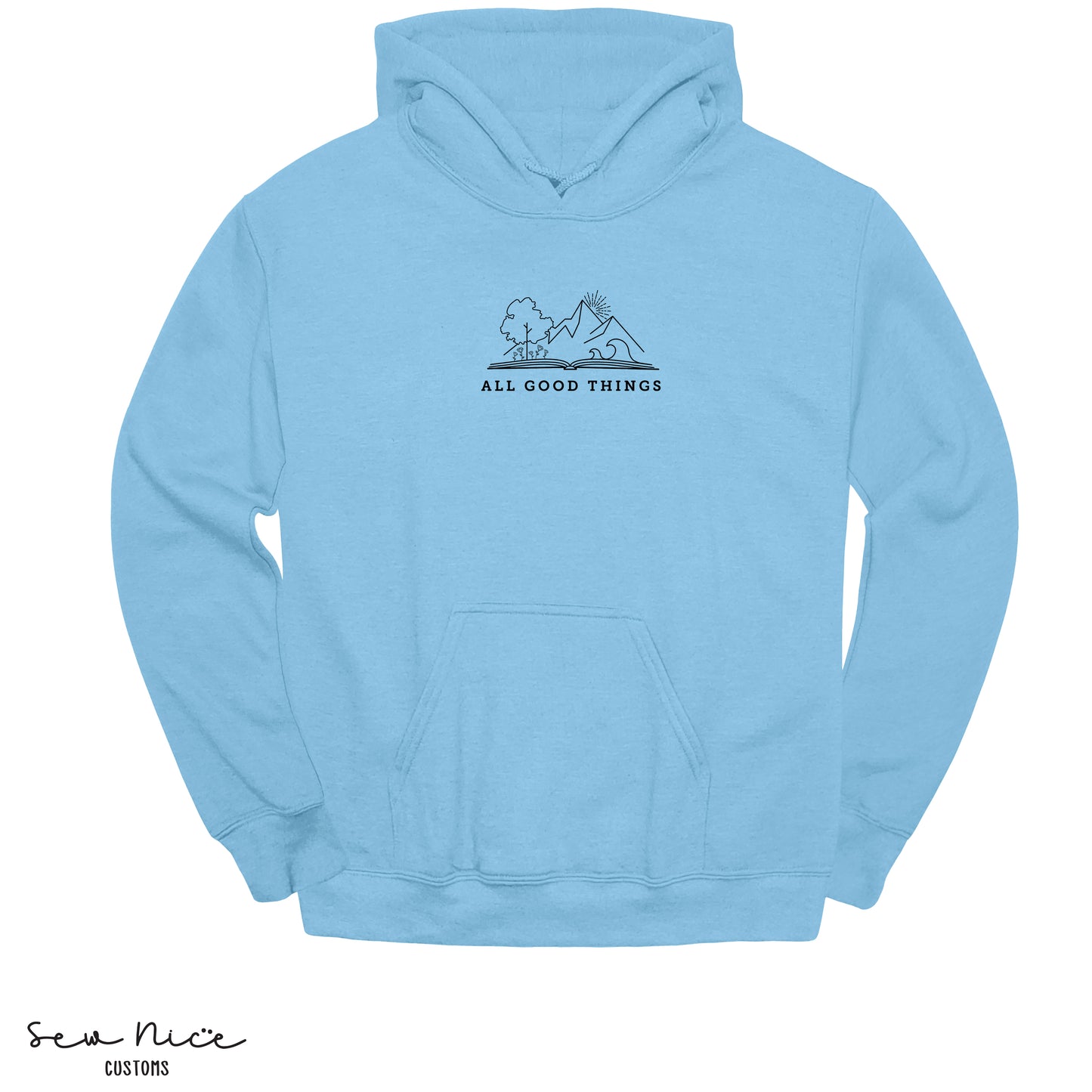 All Good Things-EMBROIDERED- Unisex Adult/Youth Hoodie