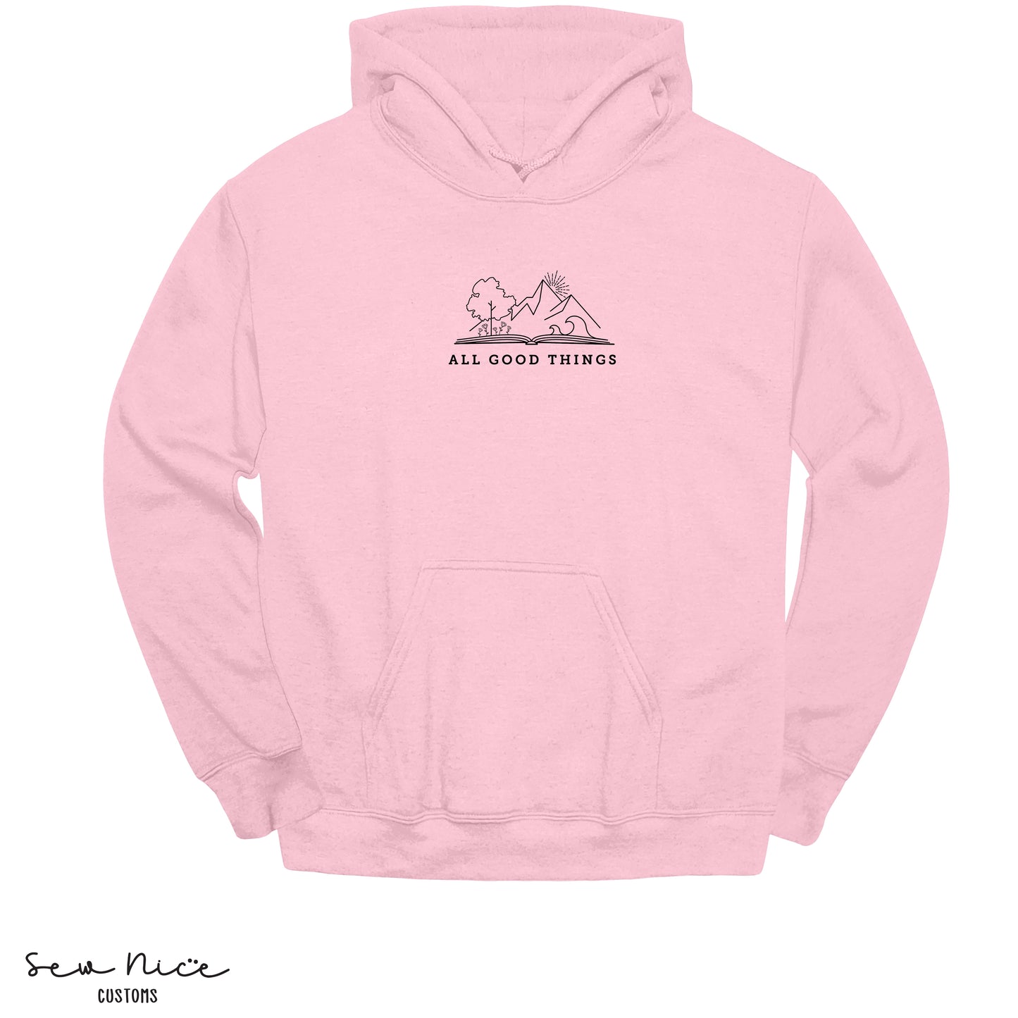 All Good Things-EMBROIDERED- Unisex Adult/Youth Hoodie
