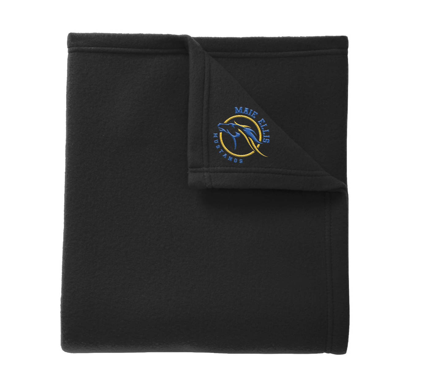 Maie Ellis Embroidered Fleece Blanket