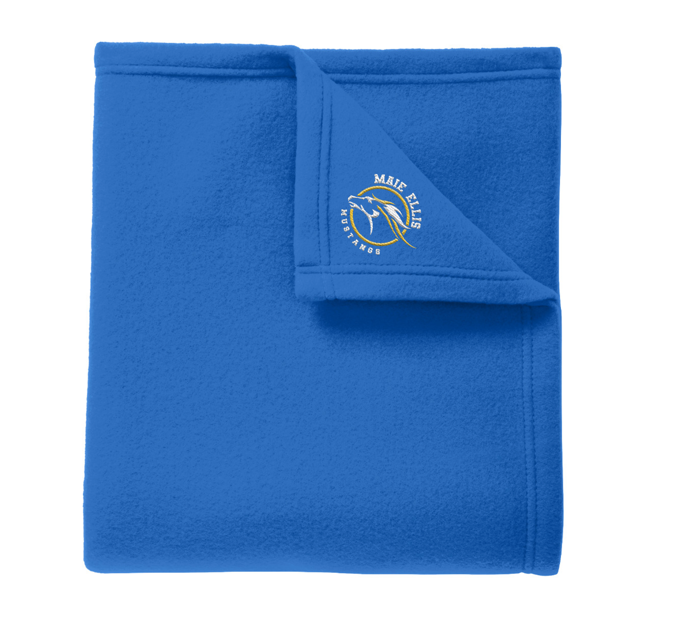 Maie Ellis Embroidered Fleece Blanket