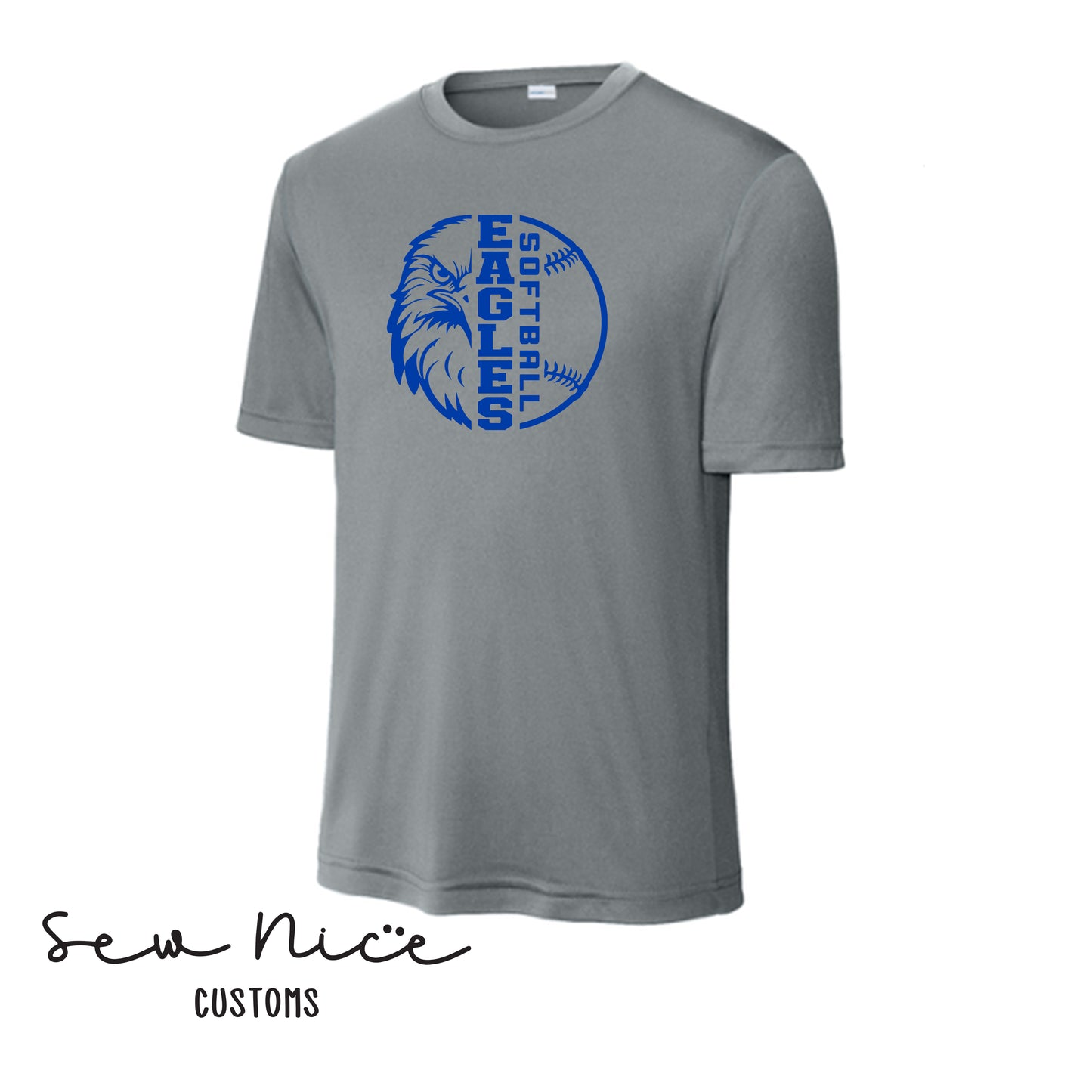 Eagle Face Softball- UNISEX Dri Fit Shirt