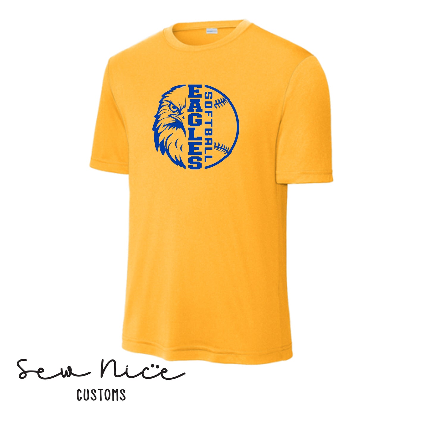 Eagle Face Softball- UNISEX Dri Fit Shirt