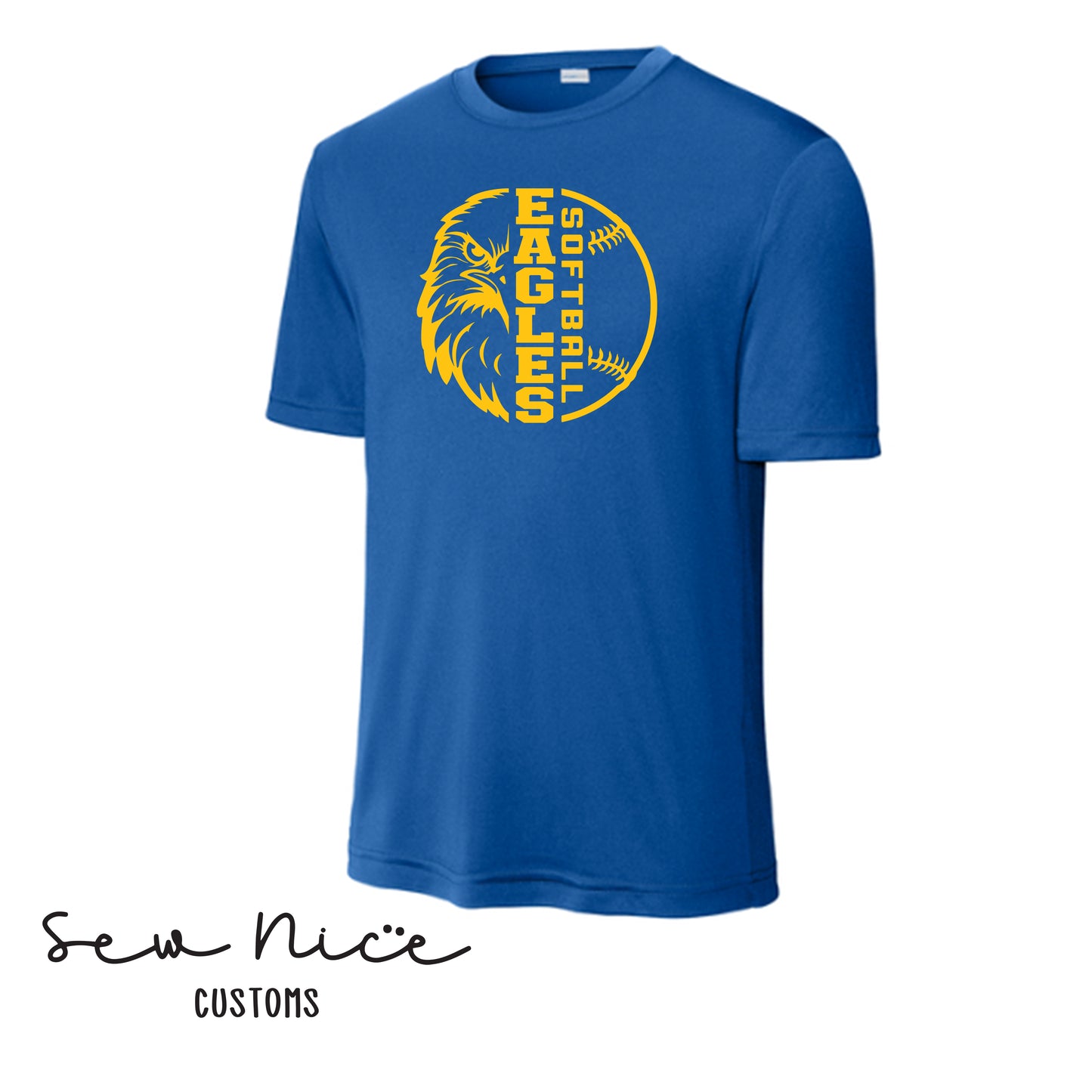 Eagle Face Softball- UNISEX Dri Fit Shirt