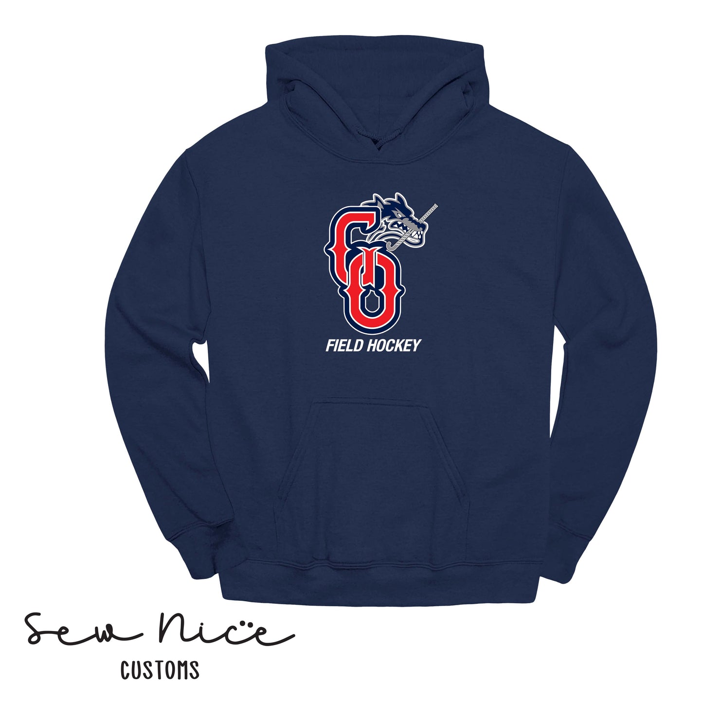 Go Field Hockey- Unisex Adult/Youth Hoodie