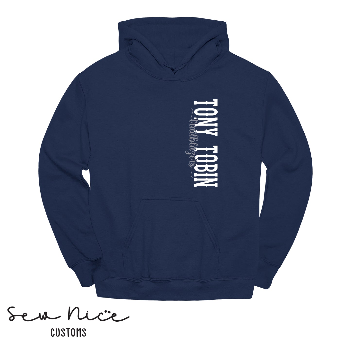 Tony Tobin Side Design - Unisex Adult Hoodie