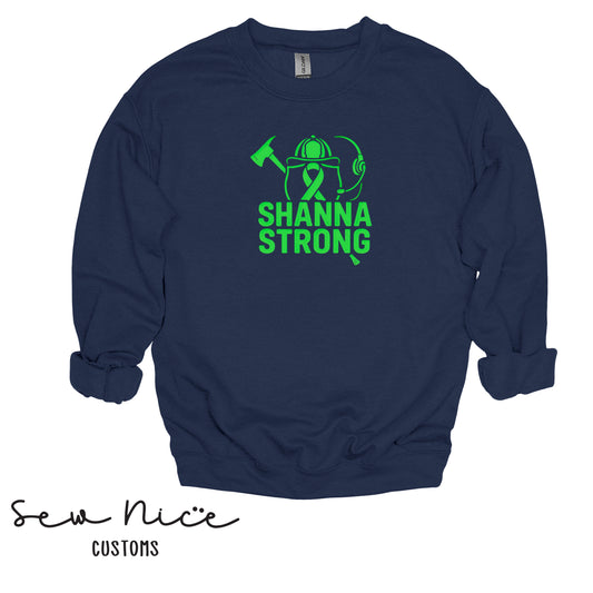 Shanna Strong Unisex Adult/Youth Crewneck Sweatshirt