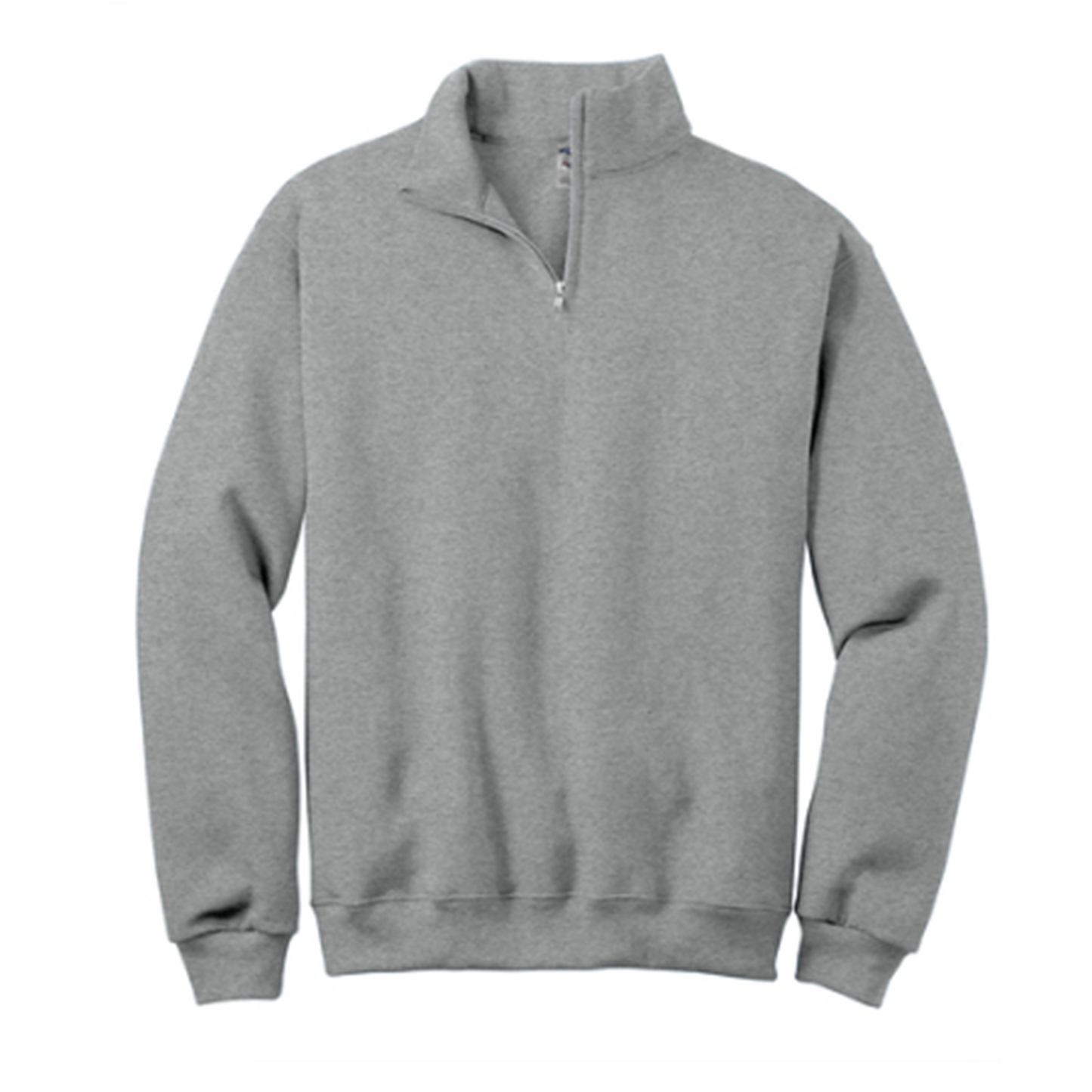 Embroidered Ghost with Drink - Unisex 1/4 Zip Sweatshirt