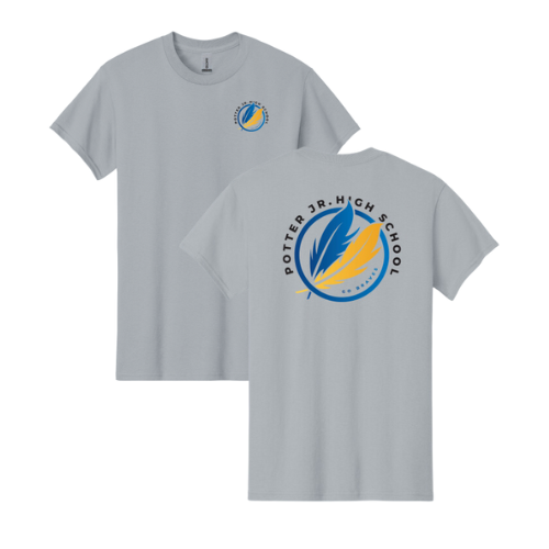 Potter Jr. High YOUTH Left Chest/Back Design - Shirt