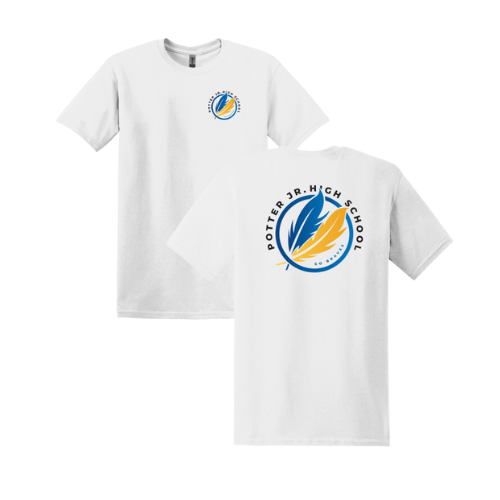 Potter Jr. High YOUTH Left Chest/Back Design - Shirt