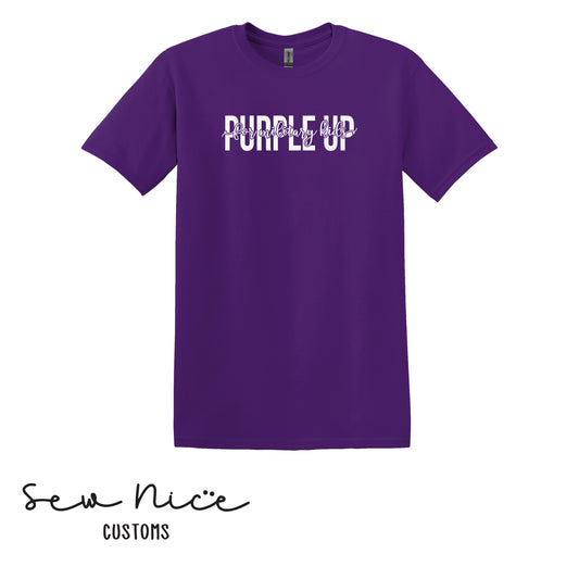 Purple Up Script - Adult Shirt