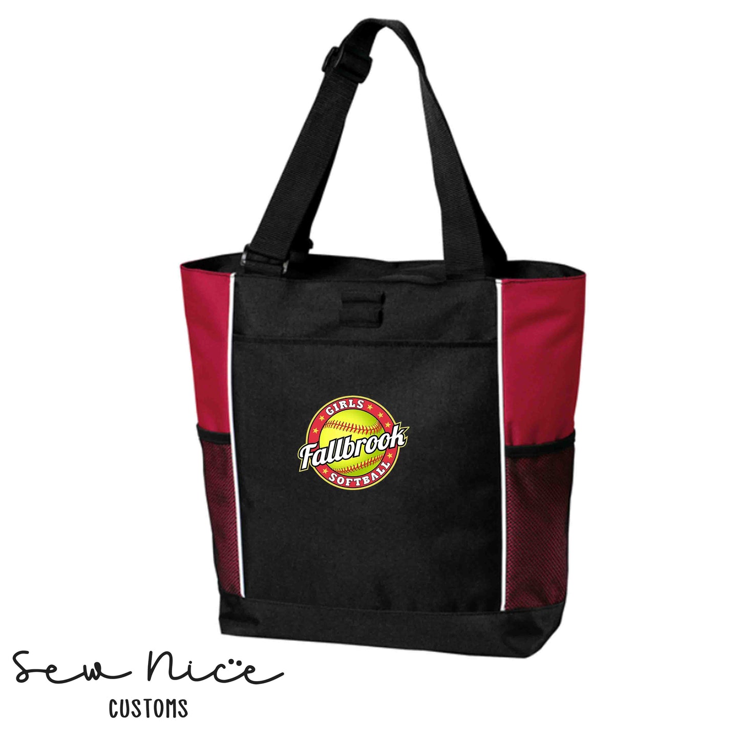 Fallbrook Girls Softball Logo- Tote Bag