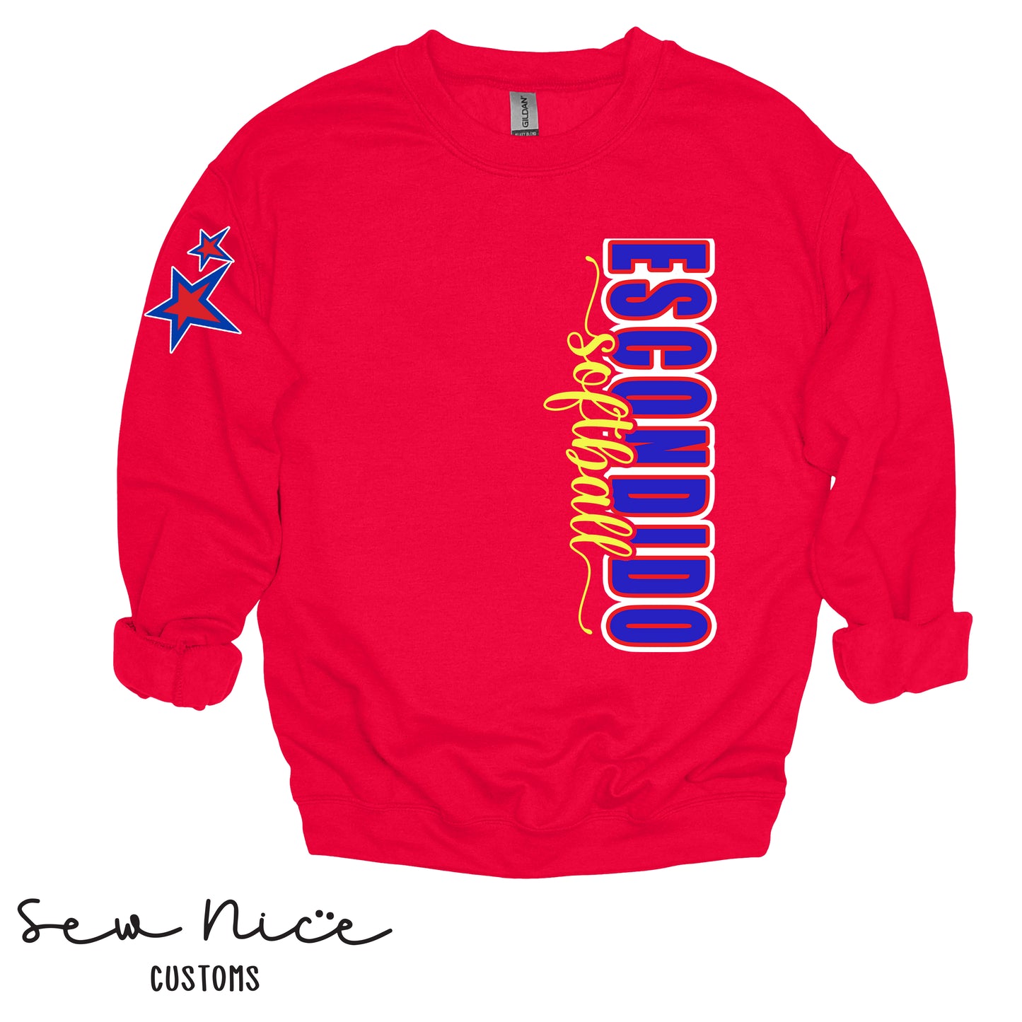 Escondido Side Design- Unisex Crewneck Sweatshirt
