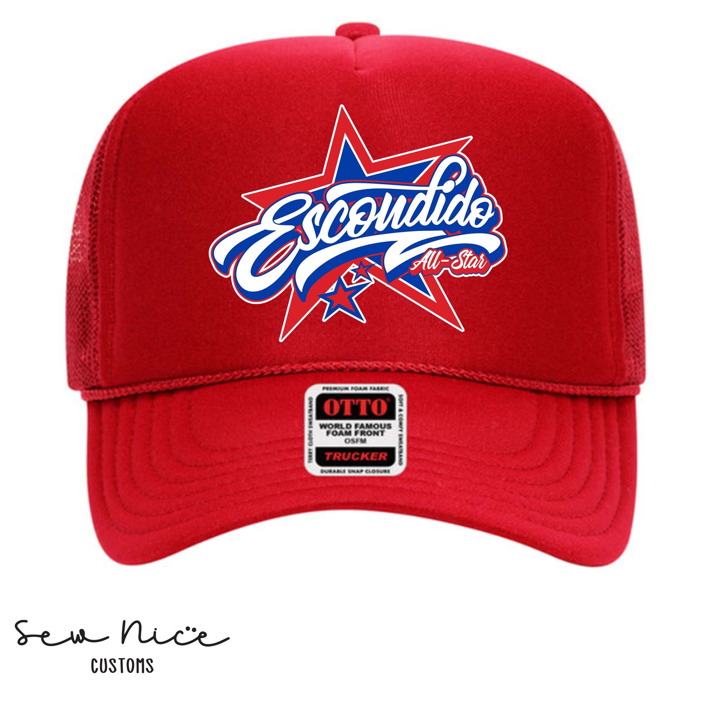 Escondido All Star Foam Trucker Hat