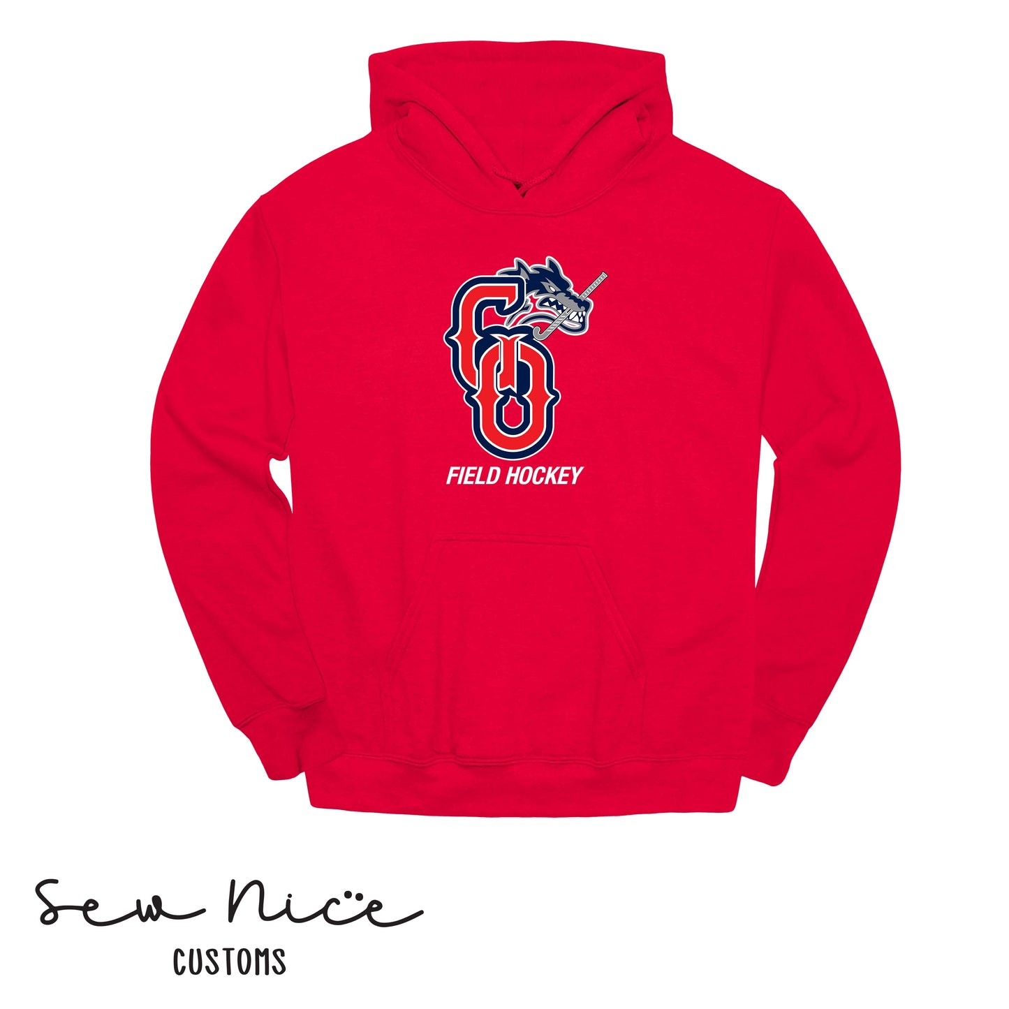Go Field Hockey- Unisex Adult/Youth Hoodie