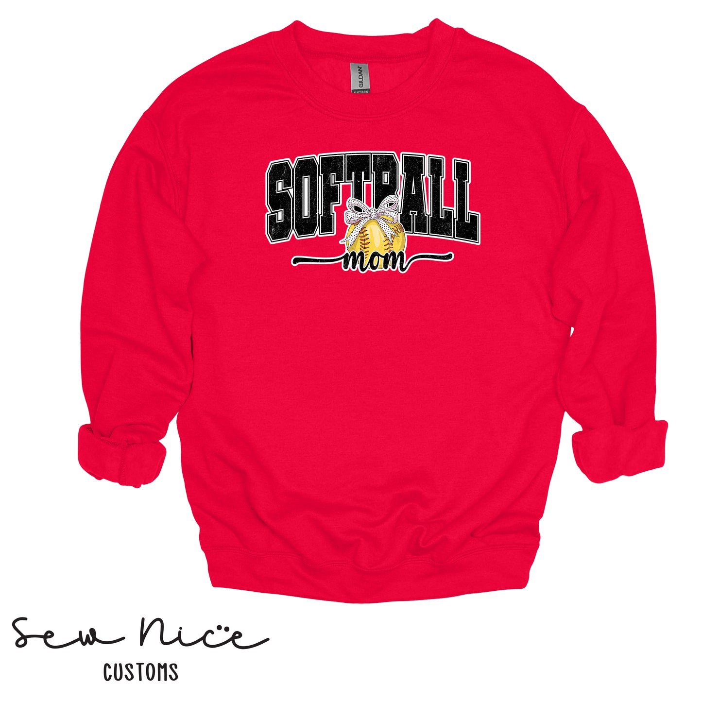 Softball Mom - Unisex Crewneck Sweatshirt
