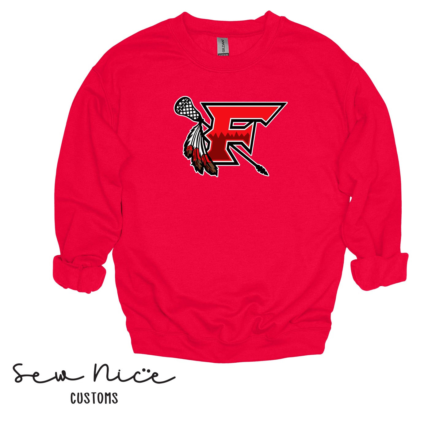 YOUTH- FHS Lacrosse Crewneck Sweatshirt
