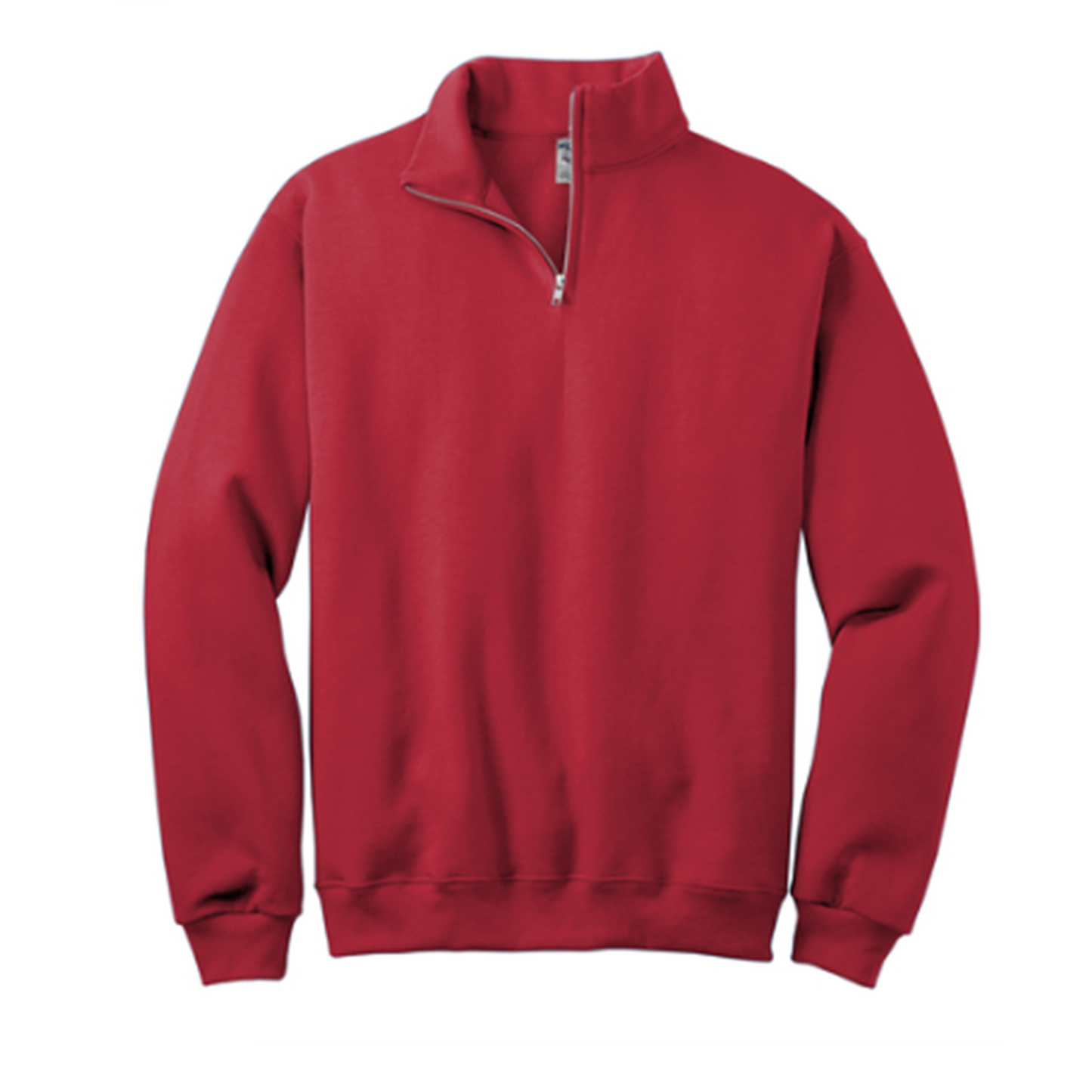 Embroidered Ghost with Drink - Unisex 1/4 Zip Sweatshirt