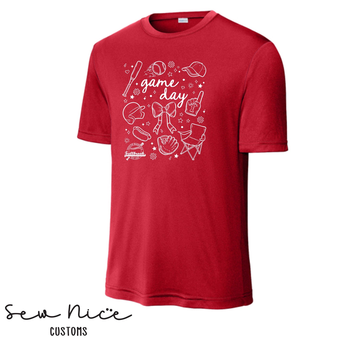 FYB Doodle Game Day- Unisex Dri Fit Shirt