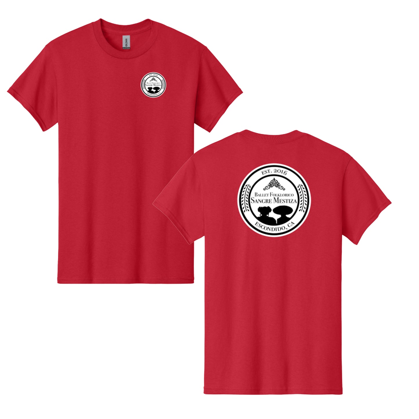 Ballet Folklorico Sangre Mestiza ADULT Shirt (FRONT/BACK PRINT)